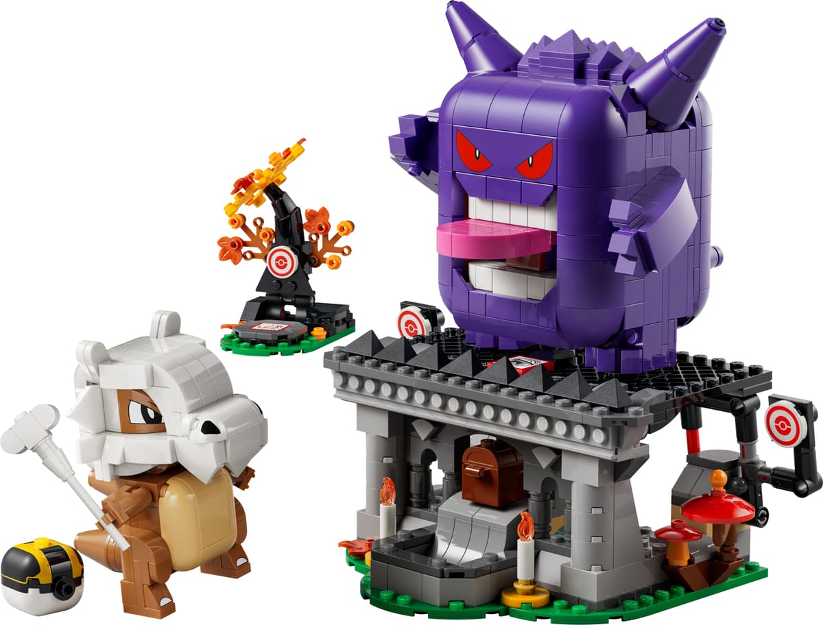 Cubone and Gengar's Spooky Showdown LEGO® set