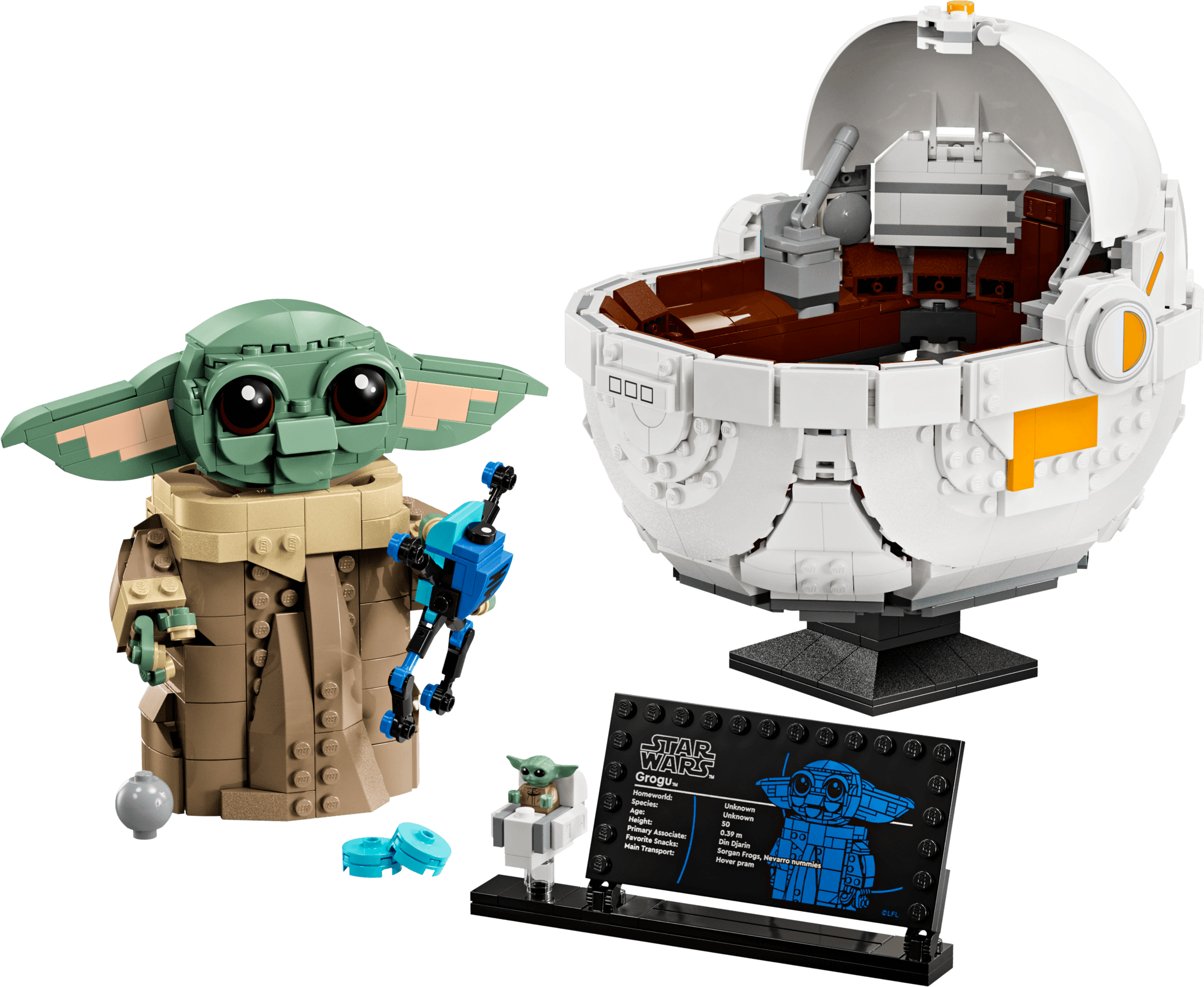 Grogu with Hover Pram LEGO® set