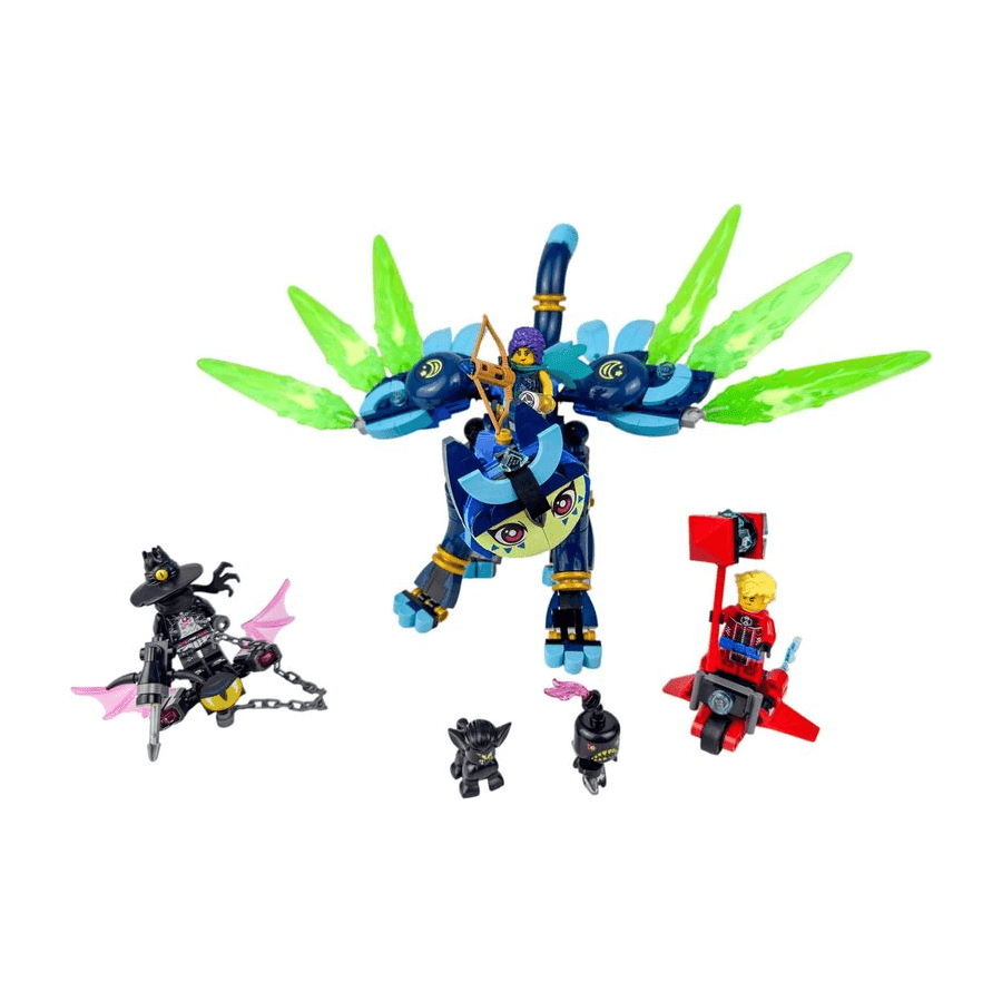 Zoey and Zian the Cat-Owl LEGO® set