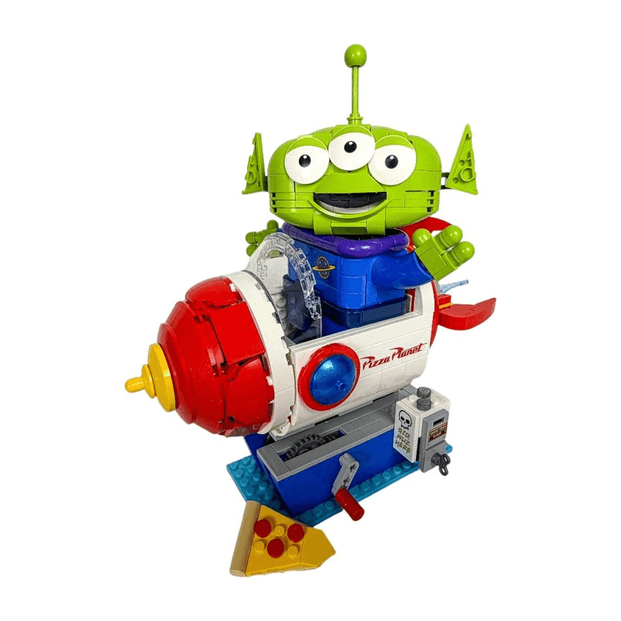Alien with Pizza Planet Rocket Ride LEGO® set