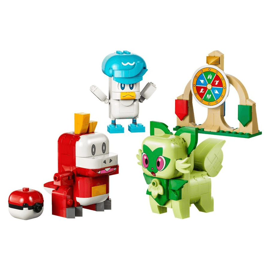 Sprigatito, Fuecoco and Quaxly Battle LEGO® set