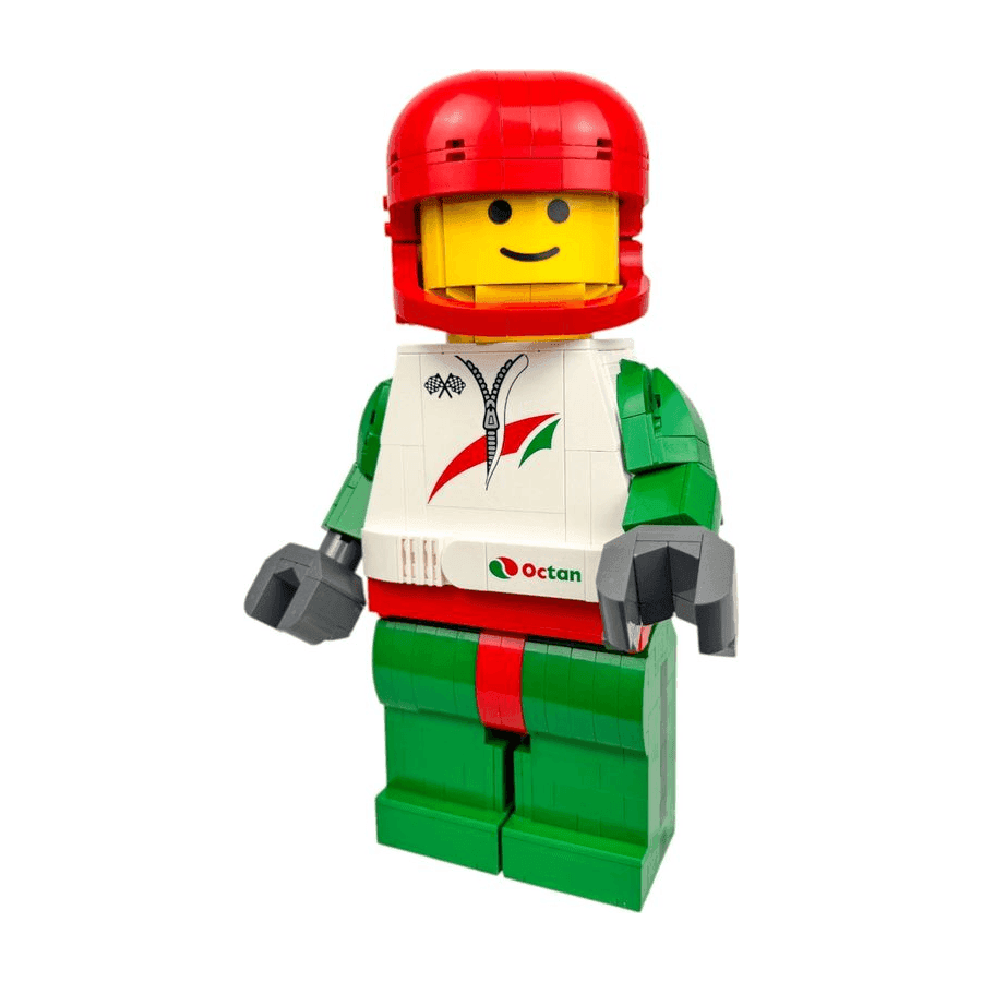 Up-Scaled Racing Driver Minifigure LEGO® set